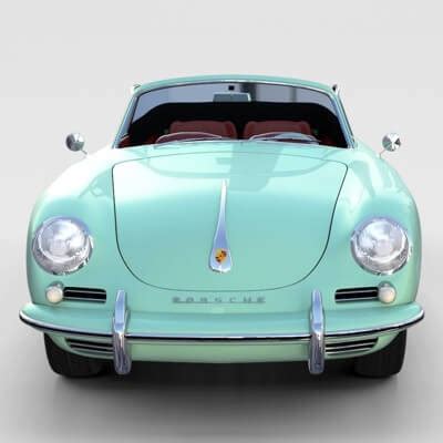 Porsche 356 Convertible Rev - 3D Model by dragosburian