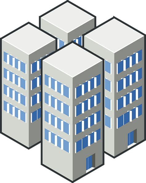 Download Buildings, High Rise, Houses. Royalty-Free Vector Graphic ...