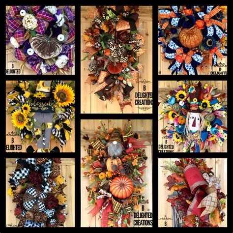 Door Wreaths Centerpieces And Other Home By Bdelightedcreations