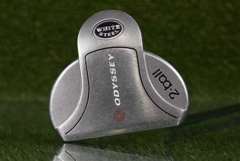 ODYSSEY WHITE STEEL 2 BALL 35” LEFT HANDED MALLET PUTTER W/ ACURA LOGO ...