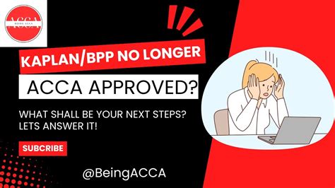 Kaplan Bpp Material Not Acca Approved What To Do Now Punya Aggarwal Beingacca Youtube