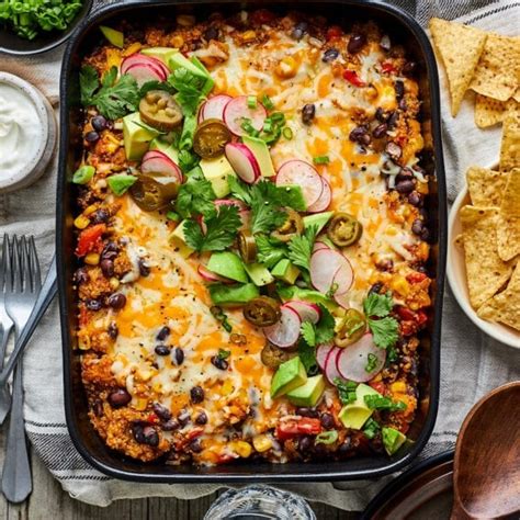 Black Bean Quinoa Enchilada Bake Two Peas And Their Pod