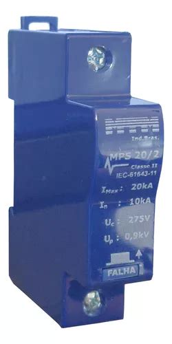 Protetor De Surto Dps 20ka 275v Mps 20 2 Mtm