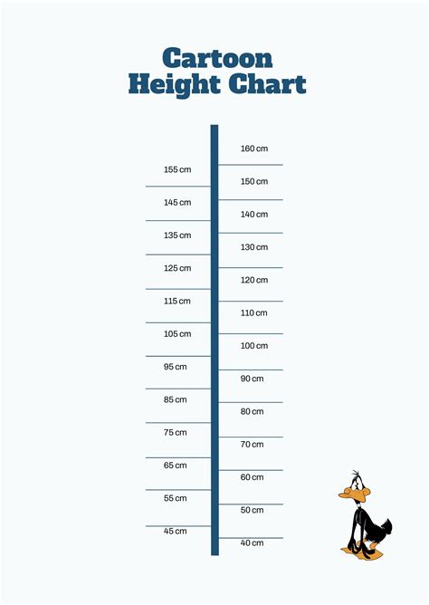 Cartoon Height Chart in PDF - Download | Template.net