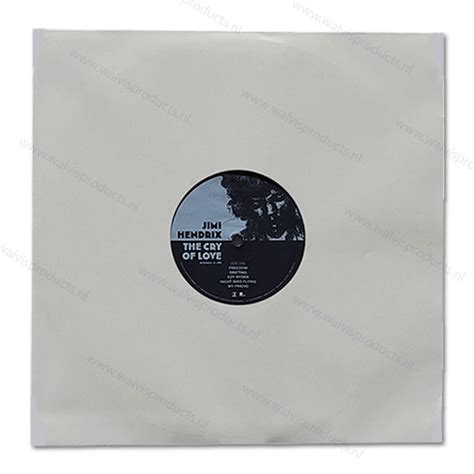 Polylined Paper 12 Inner Vinyl Record Anti Static Sleeve Cream White 80 Grs Paper Straight