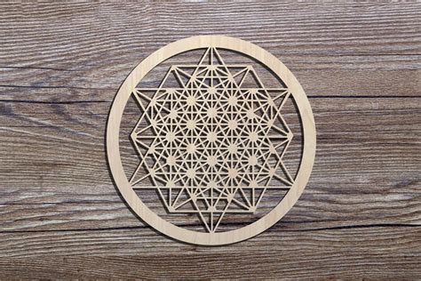 Charging Grid Sacred Geometry Metatrons Cube Alter Tools Coaster Water