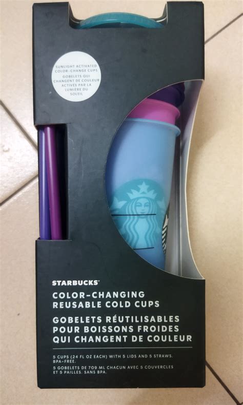 Starbucks Colour Changing Cold Cups Tv Home Appliances Other Home