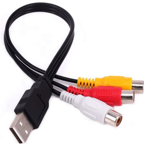 Adaptateurs High Tech C Ble Usb Vers Rca Yilan M Usb M Le Vers