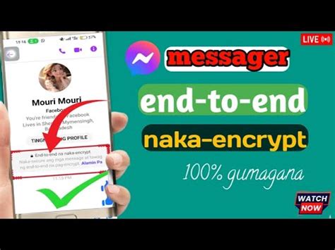 Paano I Off Ang End To End Na Naka Encrypt Sa Messenger Bagong Update