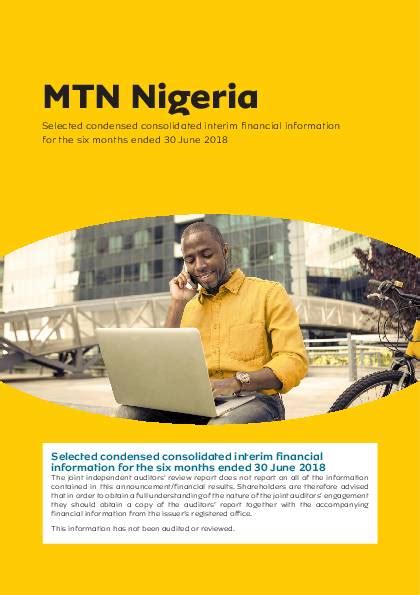 Mtn Nigeria Communications Plc Mtnng Hy2018 Interim Report