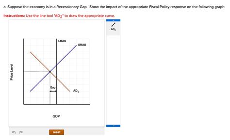 A Suppose The Economy Is In A Recessionary Gap Show The Impact Of The