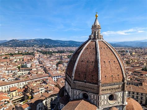 The Giant Cathedral And Cupola Of Santa Maria Del Fiore Cathedral In