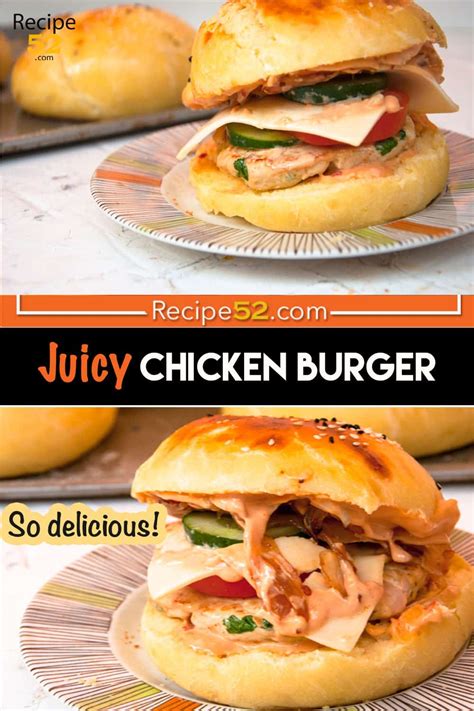 Chicken Burger Patty - Recipe52.com