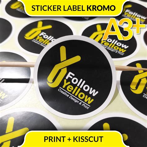 Jual Cetak Stiker Print Sticker Cromo Kromo A Print Cutting