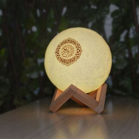 APP Function Quran Speaker LED Touch Night Light Moon Lamp Coran