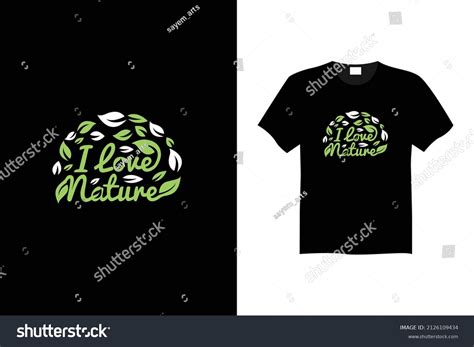 Nature Lover Vector T Shirt Design Stock Vector Royalty Free