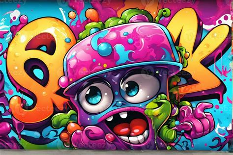 Cartoon Graffiti Wallpaper Cartoon Graffiti Background Cartoon