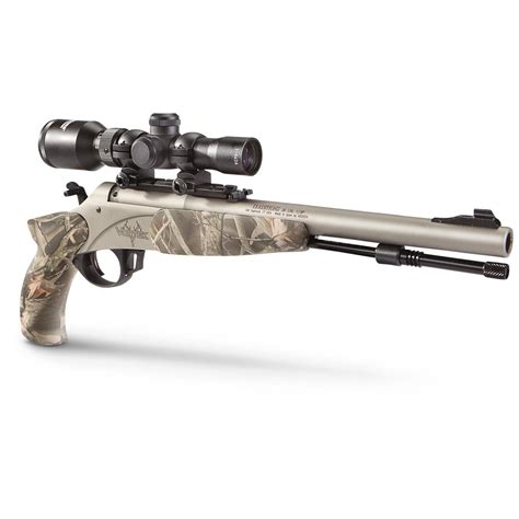 Traditions Vortek 50 Cal Black Powder Pistol With Scope Reaper Camo