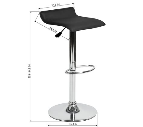 Lot De 2 Tabourets De Bar Hauteur D assise Réglable 65 86cm Et Pivotant