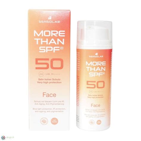 Sensolar More Than SPF Face Sonnencreme Anti Aging LSF50 50ml