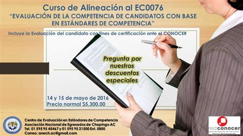 Curso De Alineaci N En El Ec Evaluaci N De La Competencia De