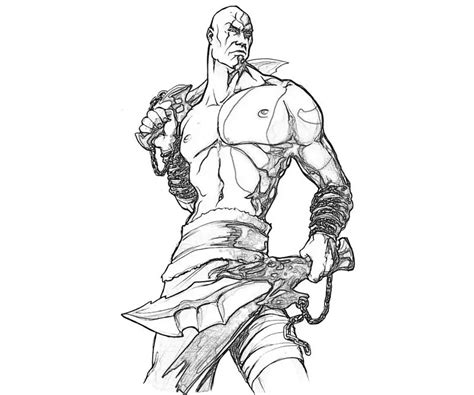 Desenhos Para Colorir De God Of War