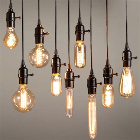 E27 Vintage Retro Filament Edison Screw Antique Industrial Lamp Light