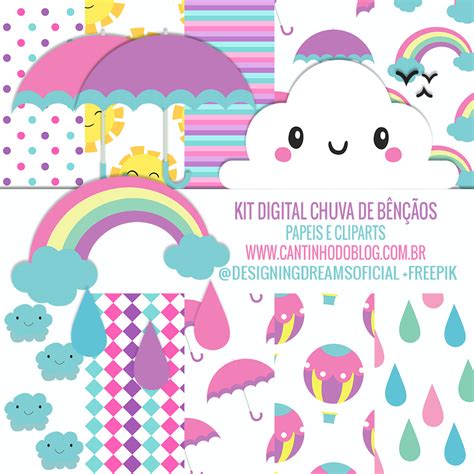 KIT DIGITAL CHUVA DE BÊNÇÃOS GRÁTIS PARA BAIXAR Cantinho do blog