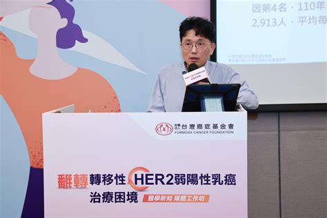 【最新消息】轉移性her2弱陽性成為乳癌潛力新分型 Adc藥物增加治療機會台灣癌症基金會