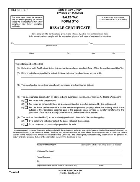 Look Up Resale Certificate By State