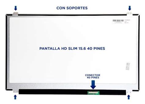 Pantalla De Laptop Slim Hd Pines Con Soportes