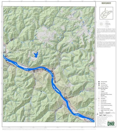 Kanawha County, WV Quad Maps - Bundle Map by WV Division of Natural ...