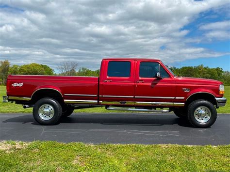 1997 Ford F350 7 3l Diesel Obs 4x4 1 Owner Crew Cab Long Bed Mint Low Mile Rare In Woodbury New