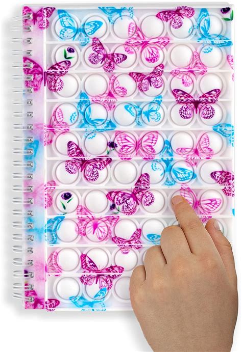 Amazon ZETOPI Pop It Notebook For Girls School Supplies Fidget