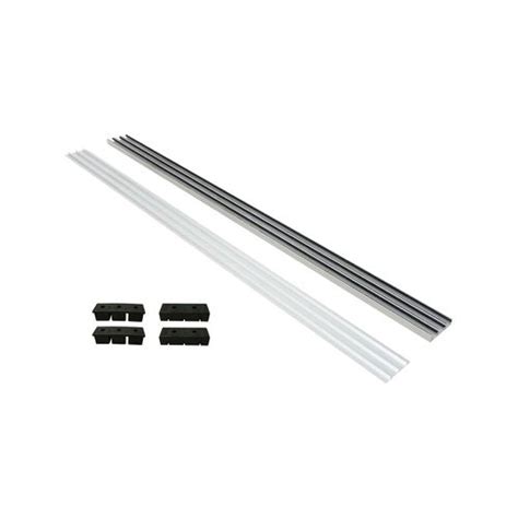 Polar Modular Shutters Silver Grey Exterior Shutter Aluminium Track Kit