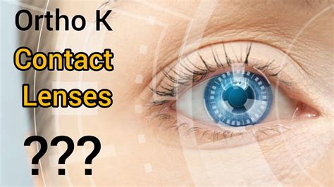 Ortho K Contact Lenses Myopia Control Lenses Orthokeratology Lenses In Detail Youtube