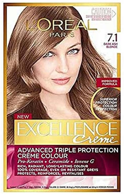 L Or Al Paris Excellence Creme Hair Color Ash Blonde