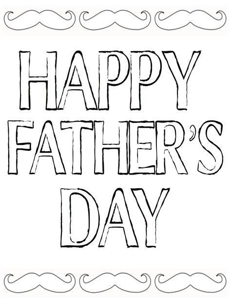 Free Printable Father S Day Templates