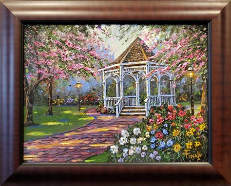 Lincoln Park Gazebo By Robert Finale Cv Art And Frame