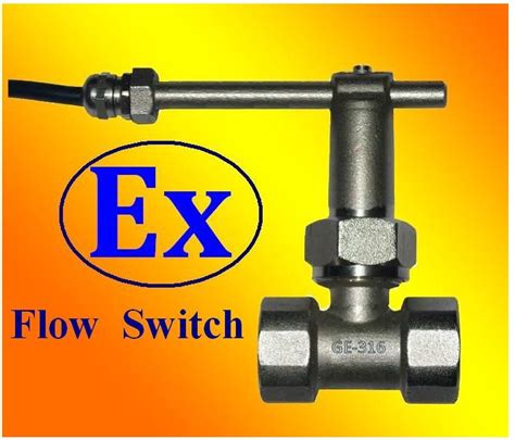 Exiaiict Paddle Flow Switches Atex Anti Explosion Proof Water Flow