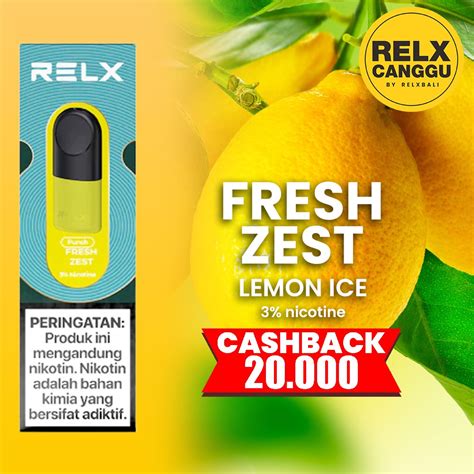 Jual RELX Infinity Pod PRO FRESH ZEST 1 Pack Isi 2 Pods Shopee