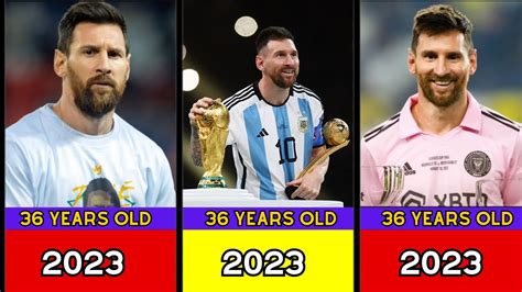 Lionel Messi Transformation From To Years Old Youtube