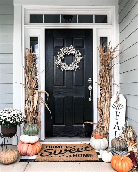 20 Beautiful Fall Front Door Decor Ideas Wonder Forest