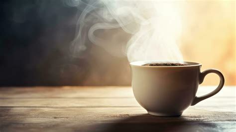 Steaming Cup Of Coffee Illustration Ai Generative 23636389 Stock Photo