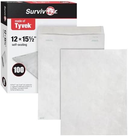 Amazon Quality Park Survivor Tyvek Sobres De Env O X