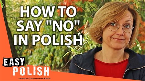 Ways To Say No In Polish Super Easy Polish Youtube