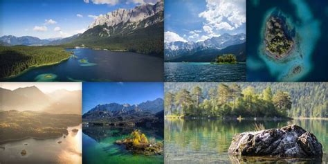 Natur Highlight An Der Zugspitze Der Eibsee