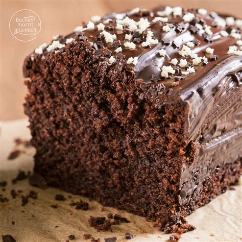 Schokokuchen einfach saftig Backen macht glücklich