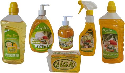 Alga Sapone Ecologico Biodegradabile Ipoallergenico Per Bucato A Mano E