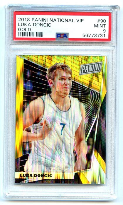 2018 Panini National Vip 90 Luka Doncic Gold Catawiki